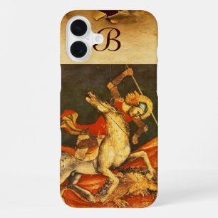 Coque iPhone 16 Plus Monogramme de la bataille de Saint-Georges contre 