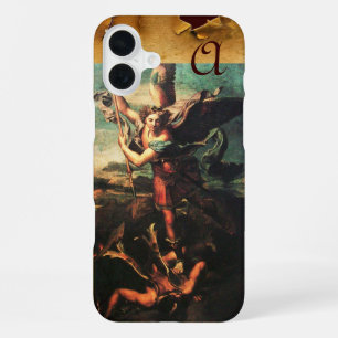 Coque iPhone 16 Plus Monogramme de St MICHEl ARCHANGE VAINQUEUR DE SATA