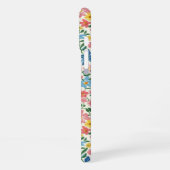 Coque iPhone 16 Plus Monogramme Fleurs Ditsy Bleu et Jaune (Côté gauche)