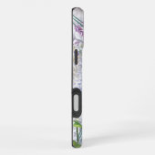Coque iPhone 16 Plus Monogramme Floral Pastel de Printemps (Côté droit)