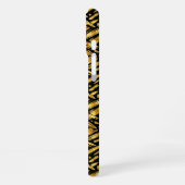 Coque iPhone 16 Plus Motif abstrait de feuille d'or (Côté gauche)