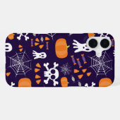 Coque iPhone 16 Plus Motif amusant d'Halloween (Verso Horizontal)