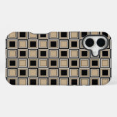Coque iPhone 16 Plus Motif de carrés (Verso Horizontal)