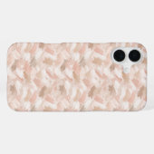 Coque iPhone 16 Plus Motif de coup de pinceau abstrait (Verso Horizontal)