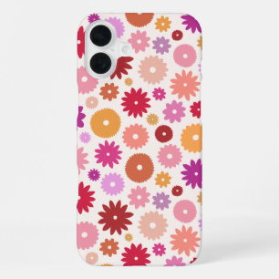 Coque iPhone 16 Plus Motif de fleurs colorées
