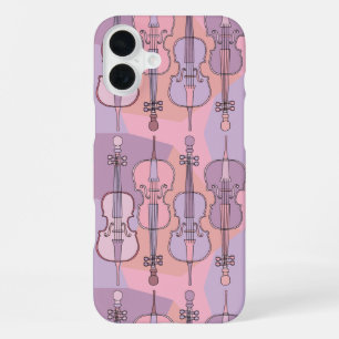 Coque iPhone 16 Plus Motif de violoncelle coloré