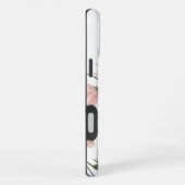 Coque iPhone 16 Plus Motif floral élégant rose (Côté droit)