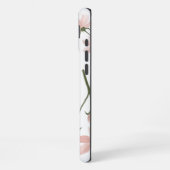 Coque iPhone 16 Plus Motif floral élégant rose (Côté gauche)