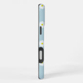 Coque iPhone 16 Plus Motif illustratif sur bleu pâle (Côté droit)