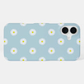 Coque iPhone 16 Plus Motif illustratif sur bleu pâle (Verso Horizontal)