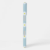 Coque iPhone 16 Plus Motif illustratif sur bleu pâle (Côté droit)