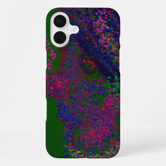 Coque iPhone 16 Plus Motif matelassé de gnome  (Verso)