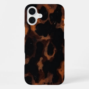 Coque iPhone 16 Plus Motif sans couture en écaille de tortue, écaille d