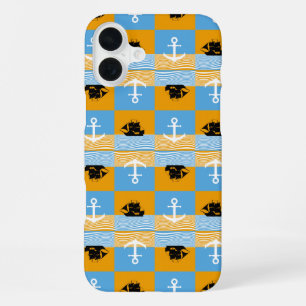 Coque iPhone 16 Plus Motif voilier et ancre