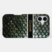 Coque iPhone 16 Plus Motifs de serpent poisonnants (Verso Horizontal)