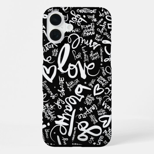 Coque iPhone 16 Plus Motivationnel (Verso)