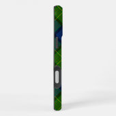 Coque iPhone 16 Plus Muir Moore tartan vert bleu plaid (Côté droit)
