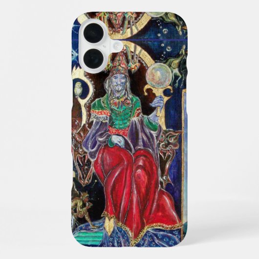 Coque iPhone 16 Plus NEUROMANCER Magicien Roi (Verso)