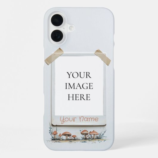 Coque iPhone 16 Plus Nid de champignons (Verso)