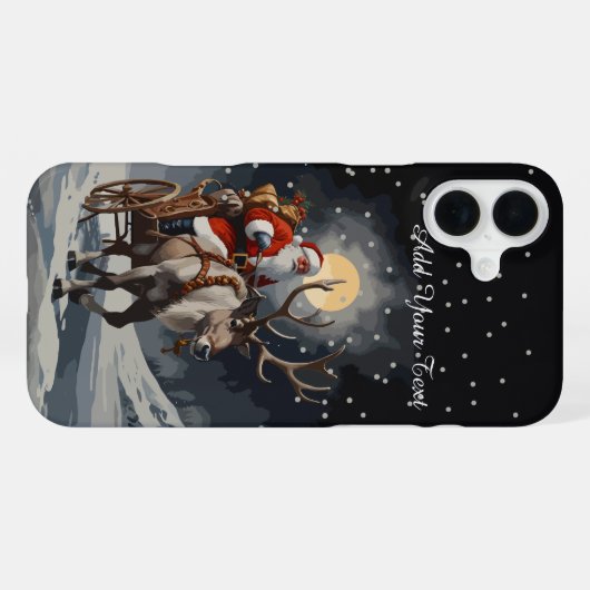 Coque iPhone 16 Plus Noël (Verso Horizontal)