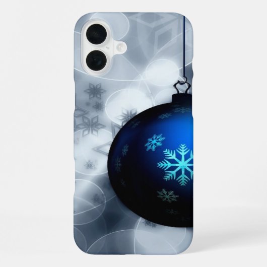 Coque iPhone 16 Plus Noël étincelant (Verso)