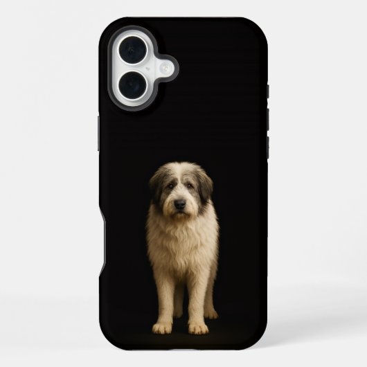 Coque iPhone 16 Plus Noir 4 Luxe iPhone 16 Plus, Mioritic Shepherd (Verso)