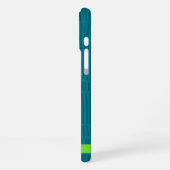 Coque iPhone 16 Plus Nom personnalisé moderne vert (Côté gauche)