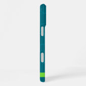 Coque iPhone 16 Plus Nom personnalisé moderne vert (Côté droit)