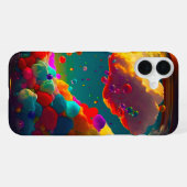 Coque iPhone 16 Plus Nuages d'art (Verso Horizontal)