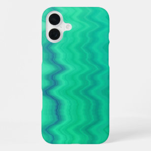 Coque iPhone 16 Plus Nuances de turquoise