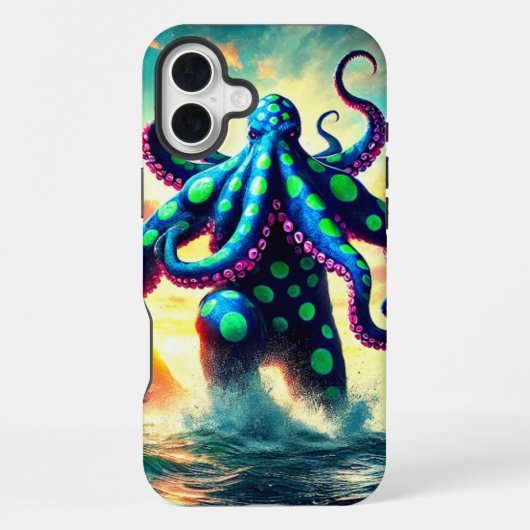 Coque iPhone 16 Plus Octopus Creature Phone Case (Verso)