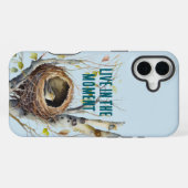 Coque iPhone 16 Plus Oiseau dans le nid (Verso Horizontal)
