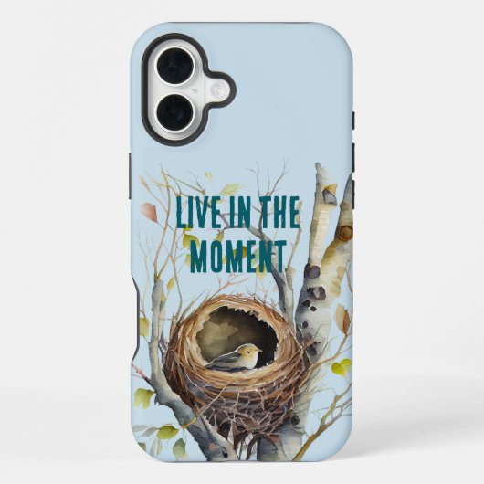Coque iPhone 16 Plus Oiseau dans le nid (Verso)