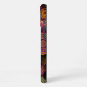Coque iPhone 16 Plus Paisley Violet Vert (Côté gauche)