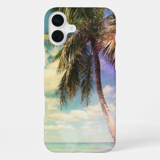 Coque iPhone 16 Plus Palmier Prismatique (Verso)