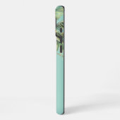 Coque iPhone 16 Plus Palmier Tropical Glamour Doré (Côté gauche)