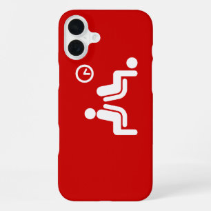 Coque iPhone 16 Plus Panneau d'attente prolongée