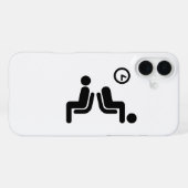 Coque iPhone 16 Plus Panneau d'attente prolongée (Verso Horizontal)