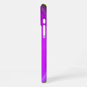 Coque iPhone 16 Plus PAPILLON HYPER OR GEMMES, MONOGRAMME Violet (Côté gauche)
