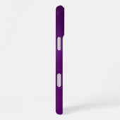 Coque iPhone 16 Plus PAPILLON HYPER OR GEMMES, MONOGRAMME Violet (Côté droit)