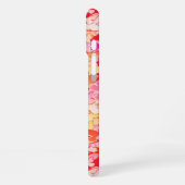 Coque iPhone 16 Plus Papillons, rose, pêche, corail (Côté gauche)