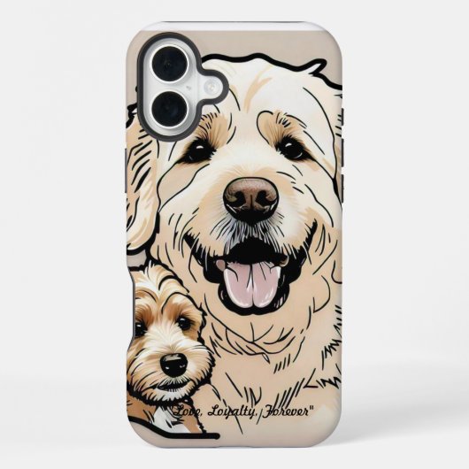 Coque iPhone 16 Plus "Parentalité animale" (Verso)