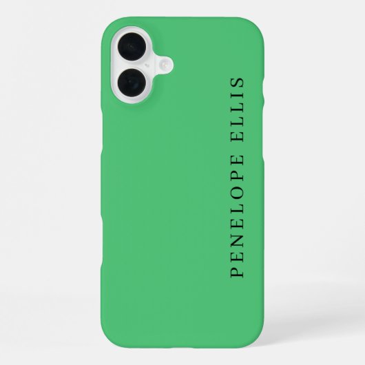 Coque iPhone 16 Plus Paris Vert Unique Original Classique Professionnel (Verso)