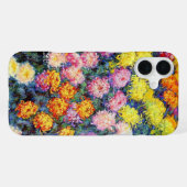 Coque iPhone 16 Plus Parterre de chrysanthèmes par Monet (Verso Horizontal)