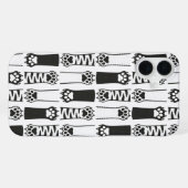 Coque iPhone 16 Plus Pâtes de chat (Verso Horizontal)