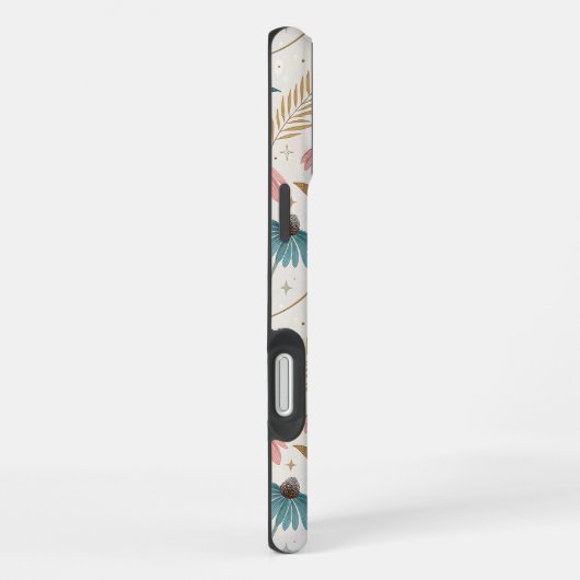 Coque iPhone 16 Plus Pattern Echineceas Glitter (Côté droit)