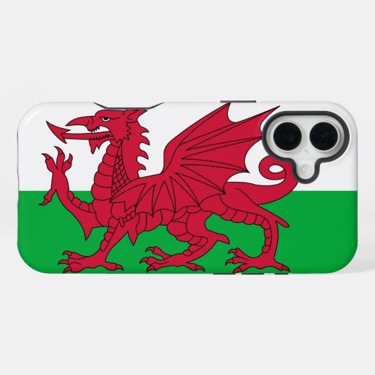 Coque iPhone 16 Plus Pays de Galles (Verso Horizontal)