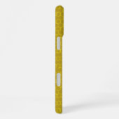 Coque iPhone 16 Plus Peigne jaune (Côté droit)