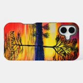 Coque iPhone 16 Plus Peintures DG Reflet de soleil chaud (Verso Horizontal)