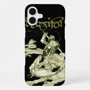 Coque iPhone 16 Plus PERCEVAL COMBAT LE DRAGON,QUÊTE SAINT GRAAL Fantas